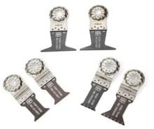 Fein 35222967010 Best of E-Cut Tauchsägeblätter, Set 6-teilig, Starlock, Wood und Metal (4014586440378)