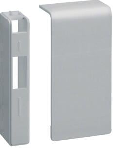 Hager SL200806D1 Endstück, schnittkaschierend, halogenfrei, 80x20 mm, Aluminium