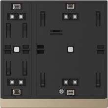 GVS CHPB-0x/02.S.2x WALTZ Tastsensor+ Basis, Aluminium für Wippen (KNX-Secure)