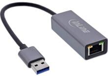 InLine USB 3.2 Netzwerkadapter Kabel, USB-A zu RJ45 Gigabit Netzwerk (33380P)