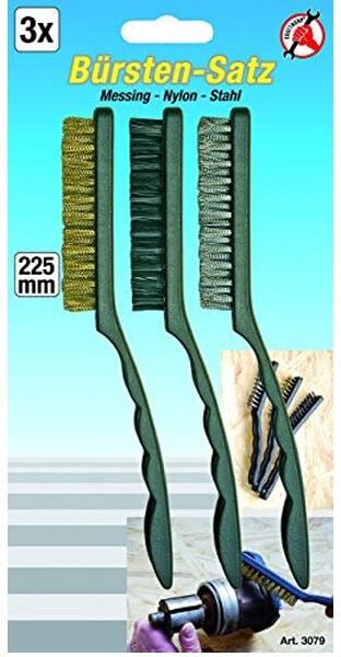 Silberspeer Drahtbürstensatz, 3-teilig (92782.1)