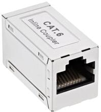 InLine Patchkabelkupplung Metall Cat.6, 2x RJ45 Buchse, geschirmt (69990D)