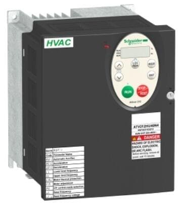 Schneider Electric Frequenzumrichter ATV212, 4kW, 480V, 3-ph., EMV, IP21 (ATV212HU40N4)