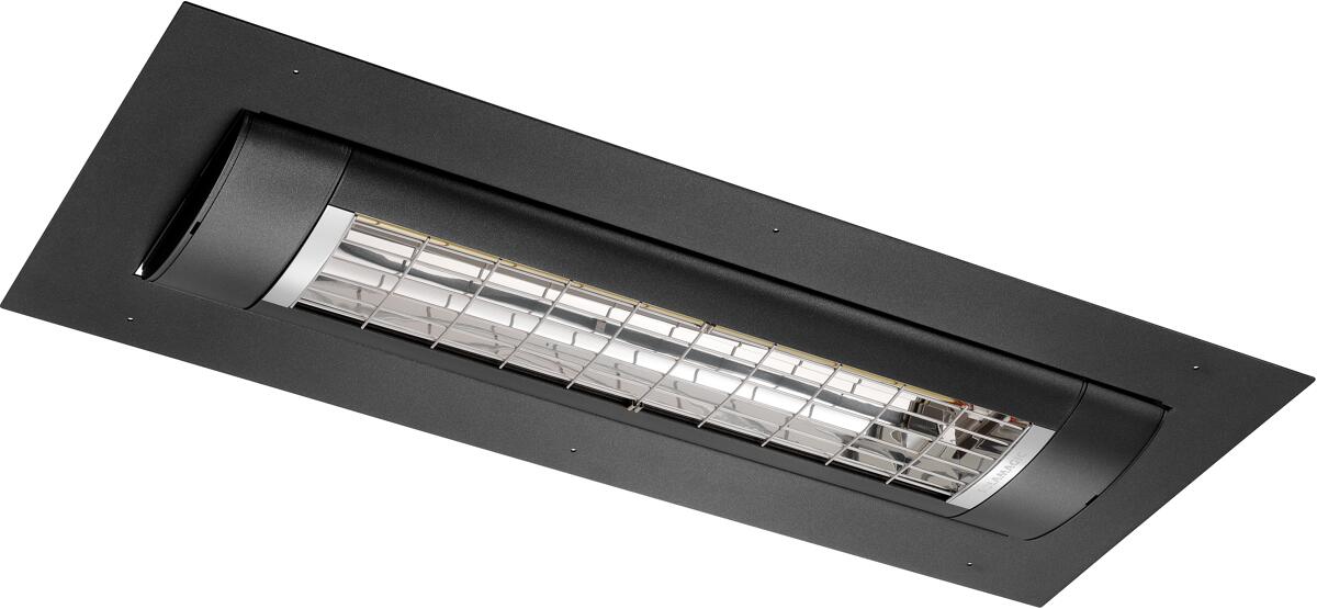 Etherma SM-D3-2000-D-NA Solamagic D3 Einbau-Dunkelstrahler mit Blende, 2kW, nano-anthrazit (9300190)