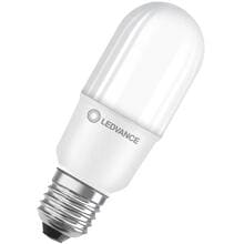 LEDVANCE LED Classic Stick 75 P 9W 827 Frosted E27 LED-Lampe, 1050lm, 2700K (LED STICK75 9W)