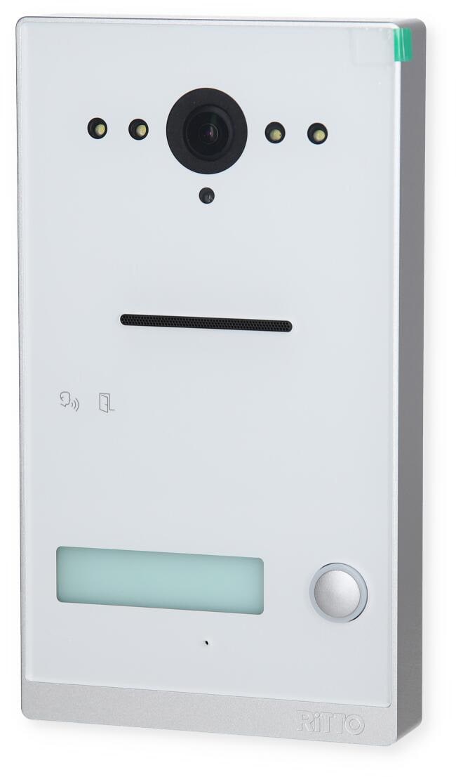 Ritto Listo TwinBus IP Türstation, 1 Wohneinheit, Aufputz, Weiß (RGE2015100)