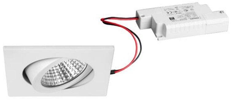 Brumberg LED-Einbaustrahlerset Phasenabschnitt dimmbar, 7W, 740lm, 2700K, weiß (39262073)