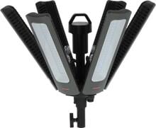 Brennenstuhl Professional 360° LED Strahler R42050 BT mit 42000lm, 300W, 6 Strahler, 10m Kabel, Bluetooth, Außenbereich, schwarz (9171410180)
