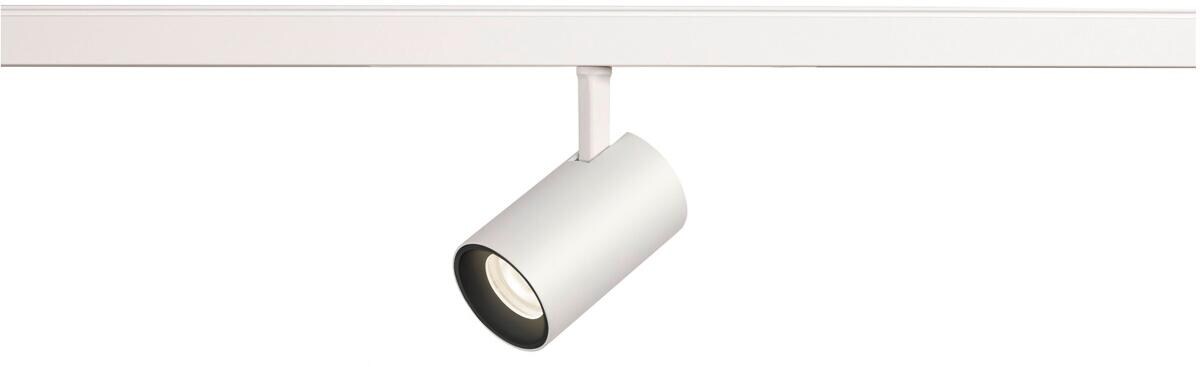 SLV NUMINOS XS 48V Spot für Niedervolt-Schienensystem, 4000K, 8.7W, DALI dimmbar, 40°, weiß/schwarz (1006699)