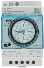 Hager EHN111 Schaltuhr, elektromechanisch, mit Gangreserve, Tagesuhr, 1W, 16A