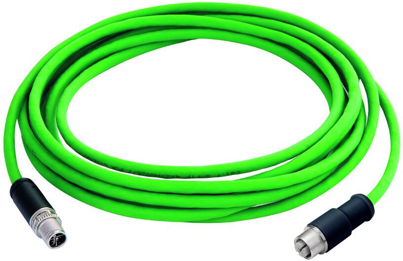 Telegärtner Patchkabel STX M12x1-M12x1, 5m (100017381)