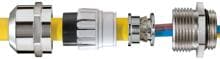 Wiska MMSKV 18 EMV-Z Kabelverschraubung, Erdungseinsatz, M18, Messing (10065123)