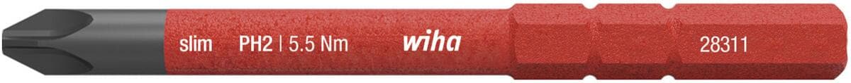 Wiha 2831 slimBit electric PH2x75mm Bit (34584)