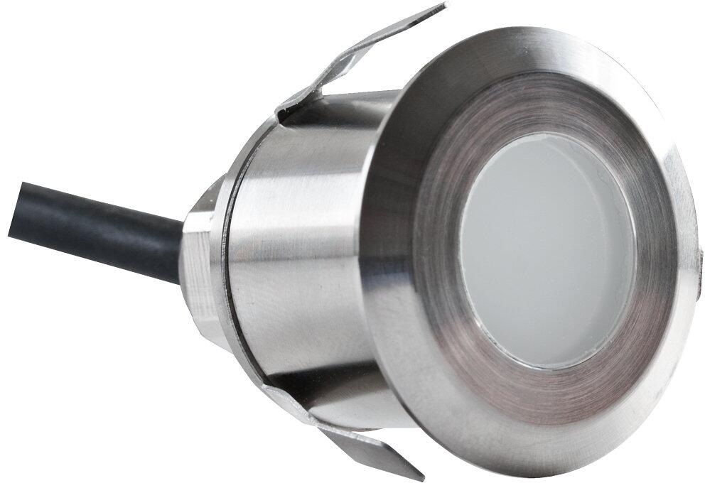 EVN LED Bodeneinbau, rund, IP67, 24V/DC, 0,6W, RGB, edelstahl (P67061099)