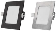 EMOS NEXXO LED-Einbauleuchte, quadratisch, Change CCT, schwarz 