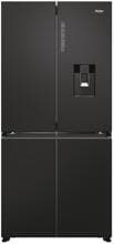 Haier HCR7818DWPT Stand Side-by-Side Kombination, 83,3 cm breit, 463 L, NoFrost, Humidity Zone, Wassertank, Wasserspender, Day Light LED, Slate black
