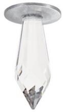 Brumberg LEDspark MAXI LED-Lichtpunkt 12 V DC, 0,3W, 4.000K, mit Kristall, rund, starr, chrom matt (12003034)
