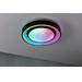 Paulmann LED Deckenleuchte Rainbow mit Regenbogeneffekt RGBW+ 750lm 230V 22W, dimmbar, schwarz/weiß (70544)