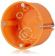 f-tronic E115 Hohlwanddose Ø68x47 mm, IP30, orange (7350094 )