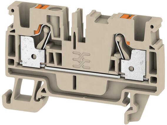 Weidmüller A2C 4 Durchgangsklemmen, 2-Leiter, beige (2051180000)