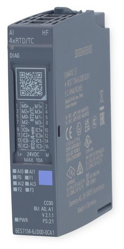 Siemens 6ES7134-6JD00-0CA1 ET 200SP, analoges Eingangsmodul