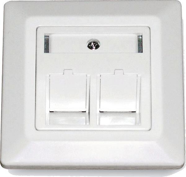 Dätwyler UP-K Anschlussdose, 3x RJ45 rw (185869)