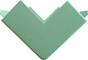 Protec.class PFBAE 60130 Außenecke für PFB Fensterbankkanal, 60x130 mm, lichtgrau