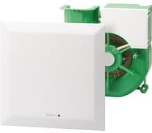 Helios Ventilatoreinsatz mit Design-Innenfassade, 7,5-100m3/h, mit Timer, weiß (ELS NFC)