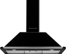 Smeg KT90BLE EEK: A Wandhaube, 89,5 cm breit, 788 m³/h, Bedienknebel, LED Beleuchtung, schwarz