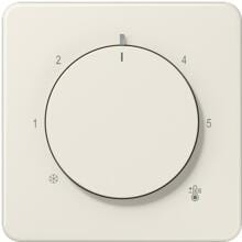 Jung Serie CD Abdeckung mit Thermostat, Thermoplast, weiß (CD1749BF)