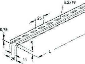 Niedax 2936/2 GO Tragschiene Hut-Profil, 35x15x2000 mm, ungelocht, verzinkt