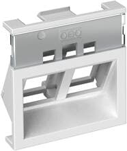 OBO Bettermann BRK Key B45 rws Trägerplatte, 20x45x45mm, reinweiß (6121090)