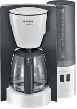 Bosch TKA6A041 Kaffeemaschine mit Filter, 1200W, Tropfstopp, Easy storage, Endabschaltung, schwarz/grau