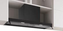 Bosch DBB95CC60 Serie 4 Integrierte Designhaube, 90 cm breit, 582 m³/h, Klarglas, LED Beleuchtung, mattschwarz