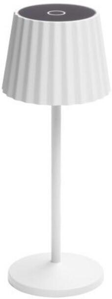 Brumberg REIRO LED-Akkutischleuchte, Touchdim, 4,8W, , 3000K, 150lm, Höhe 285 mm, weiß struktur (65411173)