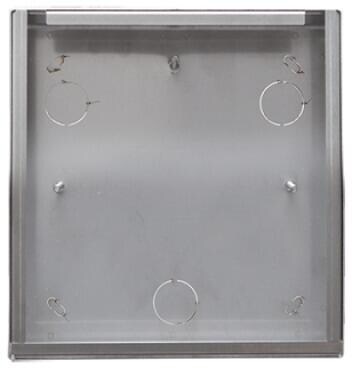 Comelit IX9160 AP-Gehäuse Switch, mit Regendach 1/2/3/4, 2-reihig, 267,5x155x78 mm, grau