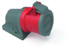 Bals Wandsteckdose INNOLINQ QC, bleifrei, 32A, 5p, 400V, 6h, IP44, rot (110635)