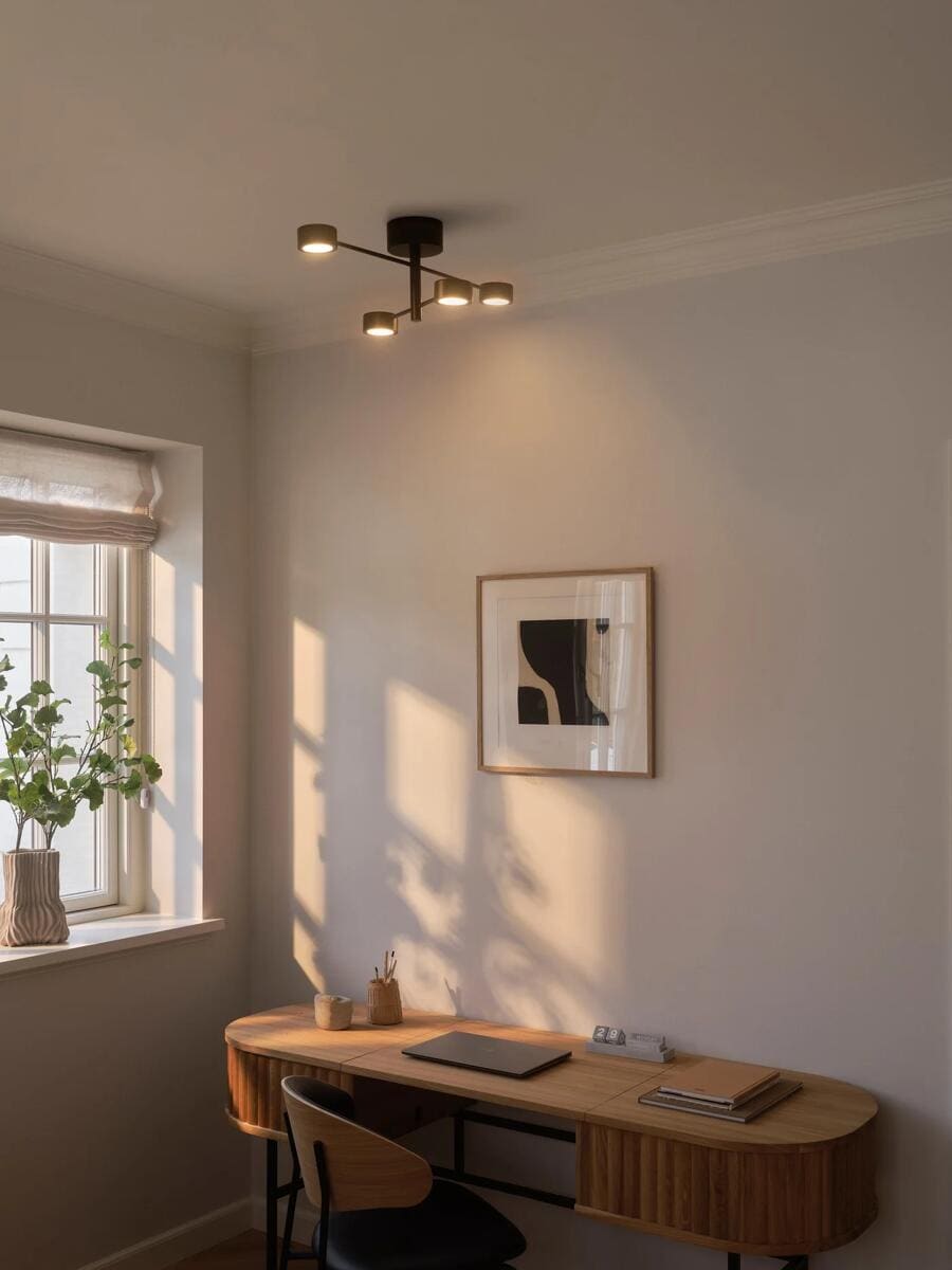 Nordlux Clyde Flex 4-Rail Spotlight, 14W, 2700K, schwarz (2412260103)