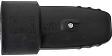 N & L Schutzkontaktkupplung Gummi, 230 V, IP20, Schwarz (11390)