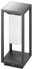 Brumberg RUBI LED-Solarsockelleuchte 3W, 196lm, 3.000K, IP54, schaltbar, graphit struktur (65321103)