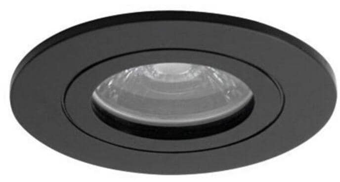 Brumberg LOOP IP Einbaudownlightgehäuse, 100% Recycled Ocean Plastic, IP44, Einbautiefe 3mm + Höhe LED-Modul, rund, starr, schwarz (27064180)