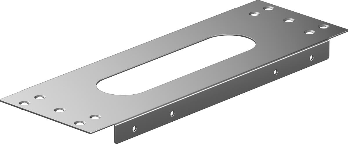 hansgrohe Schlauchbox (sBox) Montageplatte für Fliesenrandmontage, Metall, (28016000)
