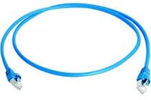 Telegärtner Patchkabel S-FT 1,5m FS500 MP8 LSZH Cat6A 500MHz Iso EA, blau (100008280)