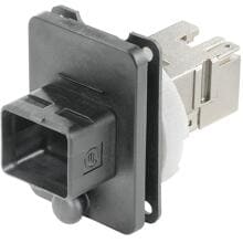 Weidmüller IE-BS-V04P-RJ45-C Flanschgehäuse RJ45, IP67, Variante 4, RJ45/RJ45-Kupplung, Cat.6A / Class EA (ISO/IEC 11801 2010) (1963490000)