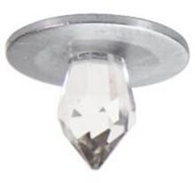 Brumberg LEDspark MINI LED-Lichtpunkt, mit Kirstall, 12V DC, 0,3W, 4.000K, mit Kristall, rund, starr, chrom matt (12002034)