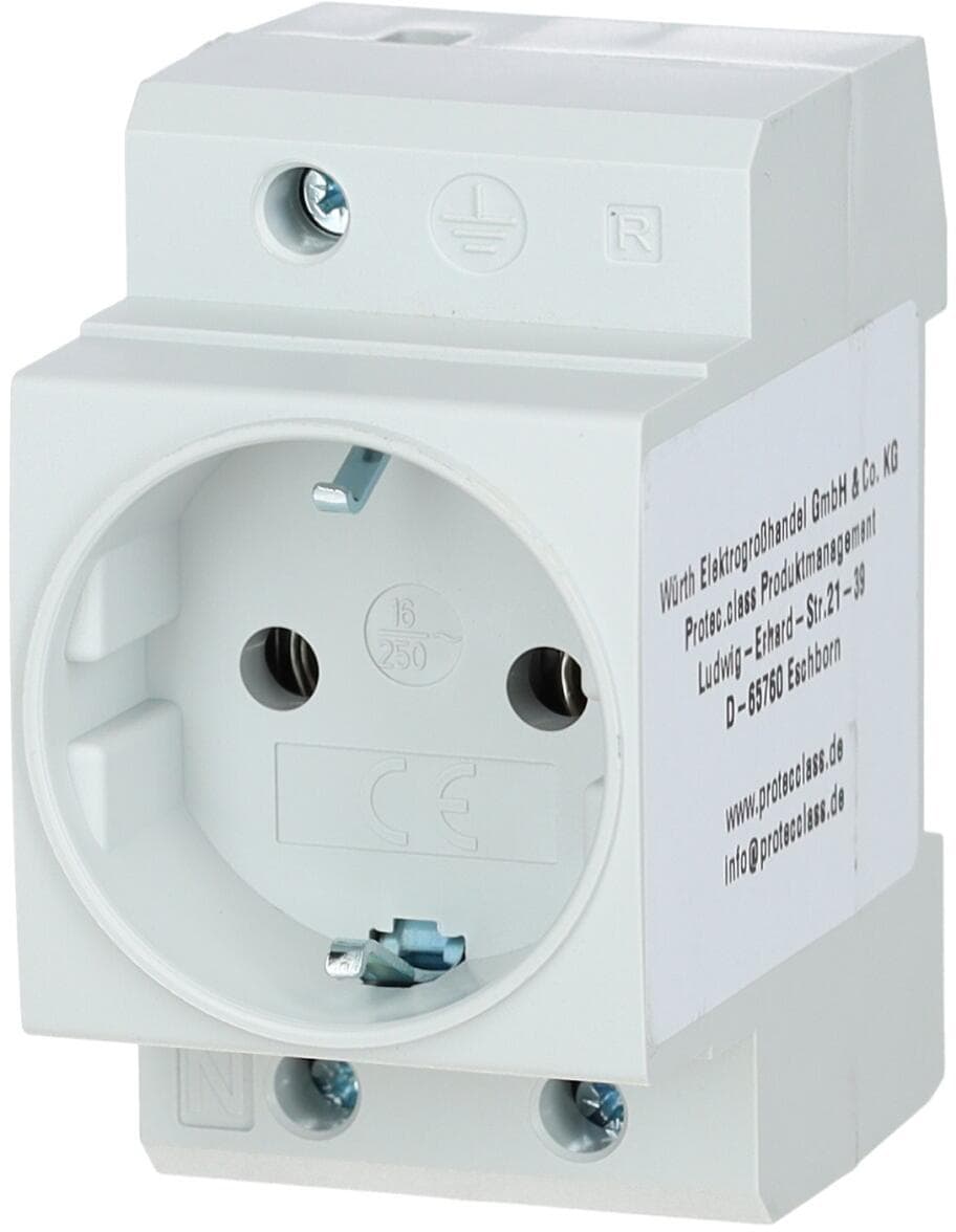 Protec.class PDSD DIN-Steckdose 16A für Hutschiene (05103137)