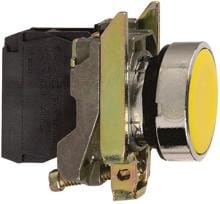 Schneider Electric XB4BA51 Drucktaster, 22 mm, gelb
