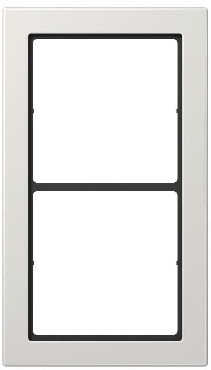 Rahmen 2-fach, lichtgrau, FD Design, Jung FD982LG