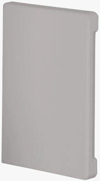 Hager BR6510067035 Endstück 68x100mm, lichtgrau