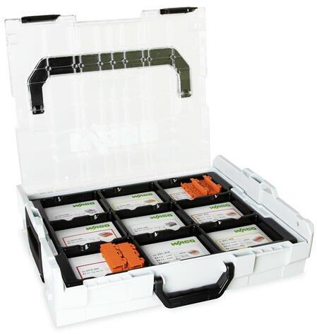 Wago 887-926 Verbindungsklemmenset, L-BOXX 102, mit Klemmen der Serien 221 2273, transparenter Deckel